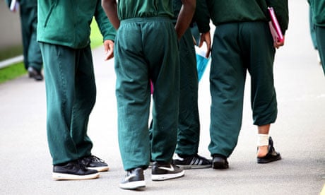 Inmates at young offenders unit in UK