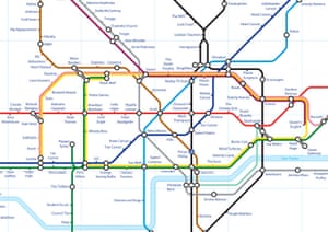 London Underground 14 Alternative Tube Maps News The Guardian