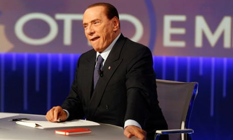 Silvio Berlusconi La7 television 
