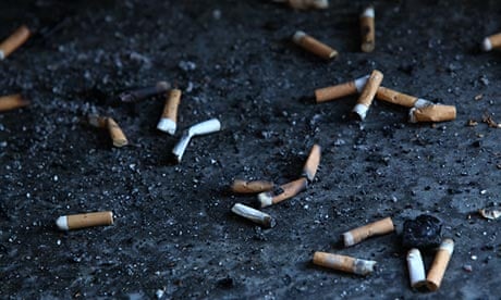 cigarette butts smoking