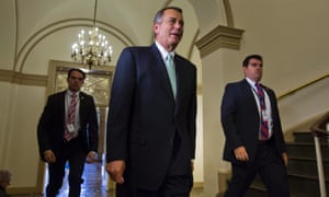 John Boehner enters the Capitol building.