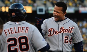 Miguel Cabrera and Prince Fielder, Detroit Tigers vs Oakland A's