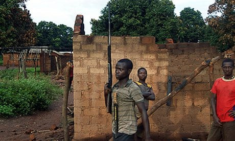 MDG : Teenagers in Bogangolo, the Central African Republic