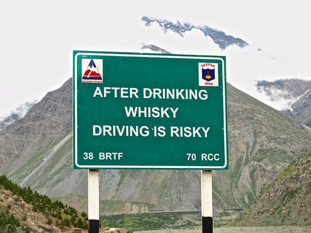 Image result for road sign image. after whiskey driving risky