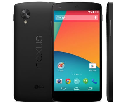 Pictures of the Google Nexus 5 were briefly put ip on the Google Play Store, along with the pricing in the US