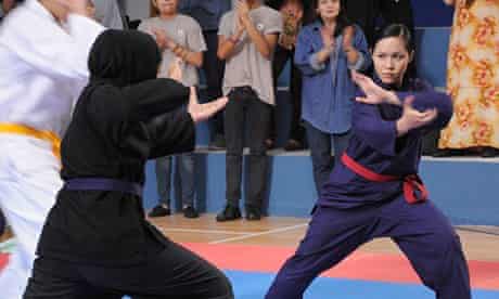 A scene from Yasmine, about a girl who wants to be a silat champion