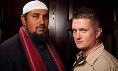Mohammed Ansar and Tommy Robinson
