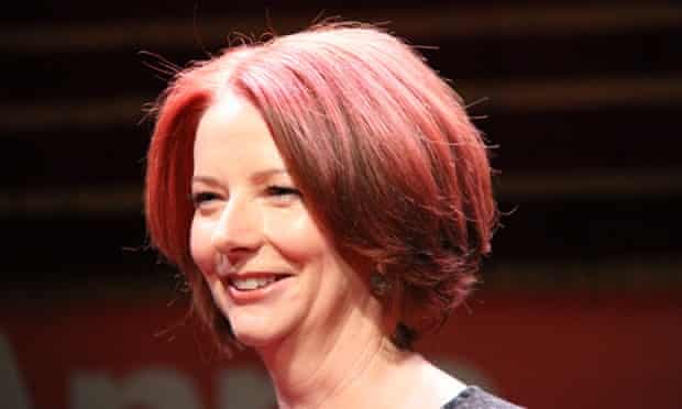 Julia Gillard gave her second public interview of the week in Melbourne.