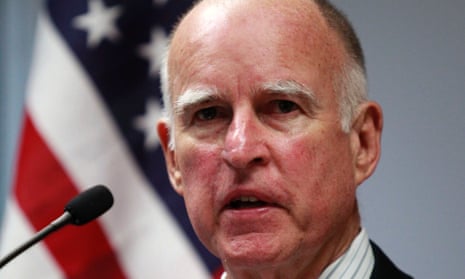 California governor Jerry Brown.