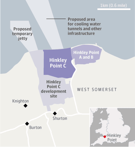 Hinkley Point map