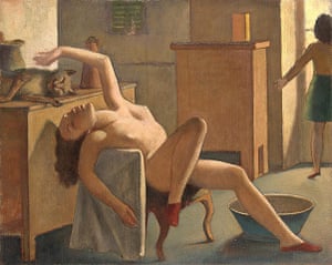 Balthus: Nude with Cat, 1949