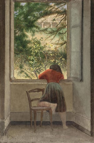 Balthus: Girl at a Window, 1955