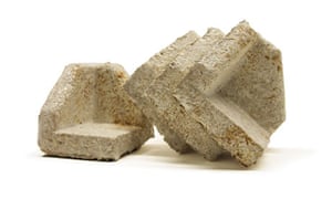 Ecovative's Mushroom® Packaging corner blocks