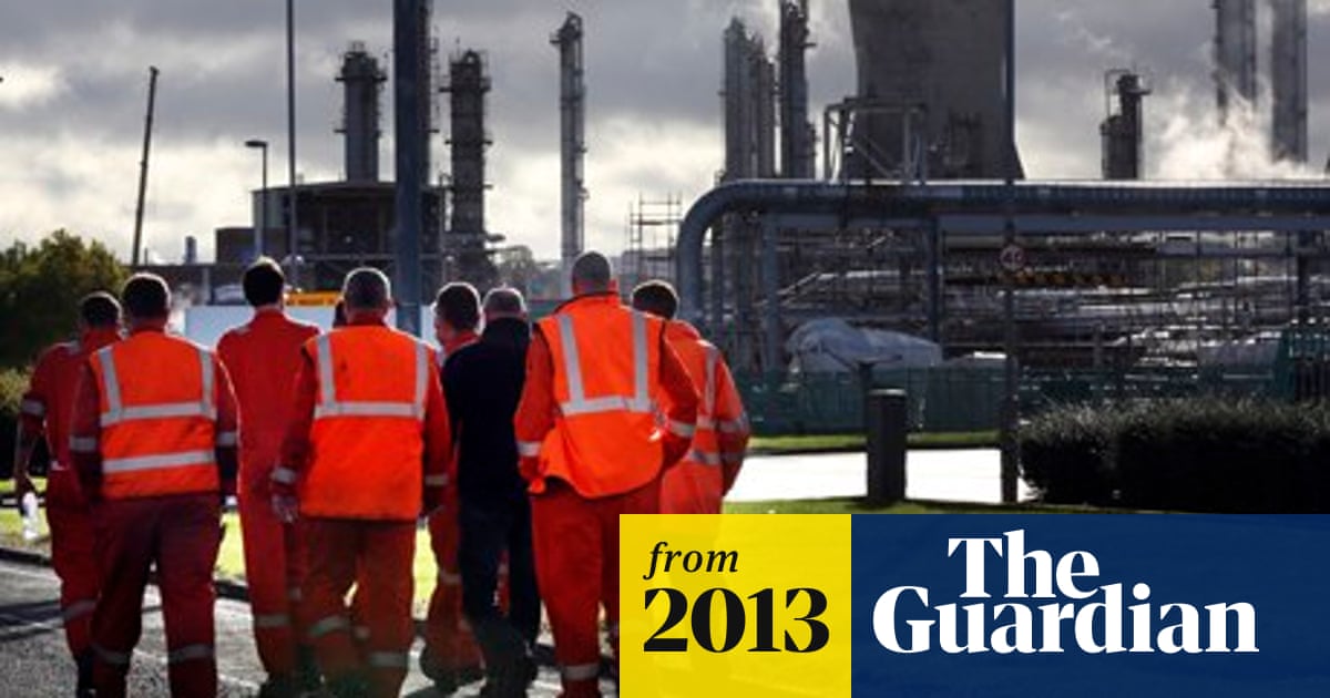 Grangemouth Plant Shutdown Leaves Government Fighting To Save 800 Jobs Oil The Guardian