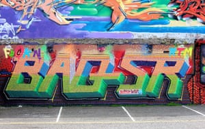 Graffiti: grafitti text in Ireland