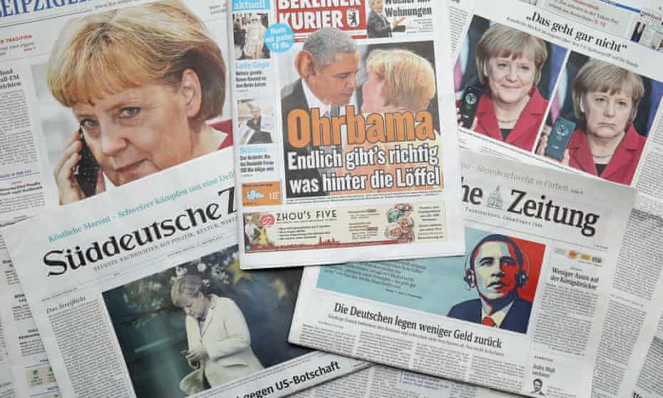 German newspapers Merkel
