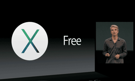 Craig Federighi introducing OS X Mavericks.