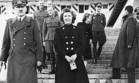 Adolf Hitler with Eva Braun. The book Grey Wolf claims they both survived the Berlin bunker and live