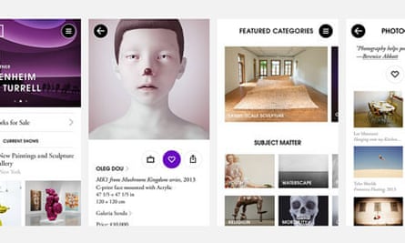 Artsy iPhone app for iOS 7