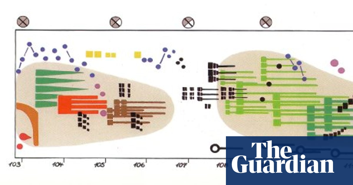 Circular Music Notation - Frey Grizzana - The paper was placed below the musical typewriter, instead of loaded from above as was typical for its office counterpart.