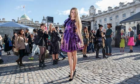 Cadbury dress, London fashion week, 16/09/13