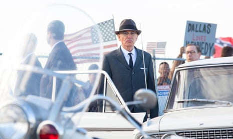 Billy Bob Thornton as the head of the Secret Service in Dallas, in a scene from the new movie Parkland, which recounts the chaos at the hospital to which President Kennedy was rushed after the shooting.
