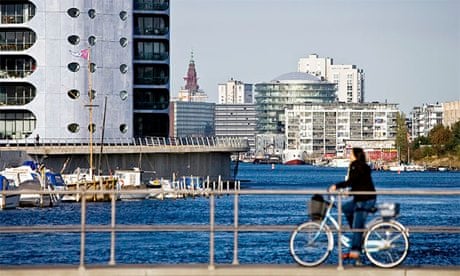 cyclist in Copenhagen