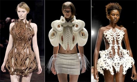 Iris van Herpen's 3D fashion creation. Here she has used 3D technology to unleash her creativity and bridge Creativity in Fashion