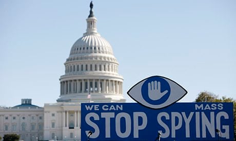 Protest Against Government Surveillance In Washington D.C.