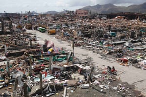 After: thousands of homes lie destroyed.