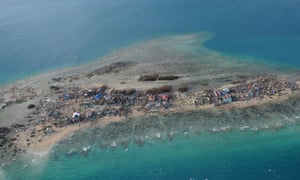 After: an aerial photo shows the devastation