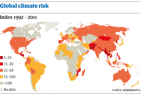 Climate risk map 2