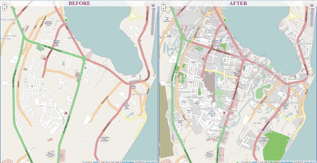 OpenStreetMap effects