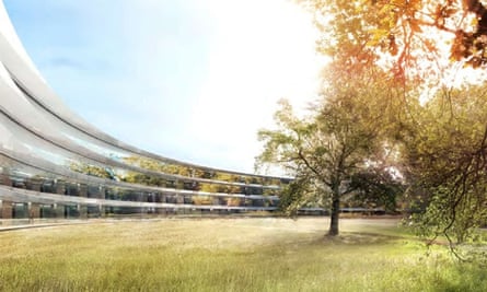 "The best office building in the world"? … Inside the garden in the middle of the mothership.