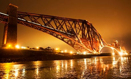 The Forth Bridge over the Firth of Forth