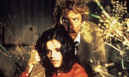 Donald Sutherland with Brooke Adams in Invasion Of The Body Snatchers