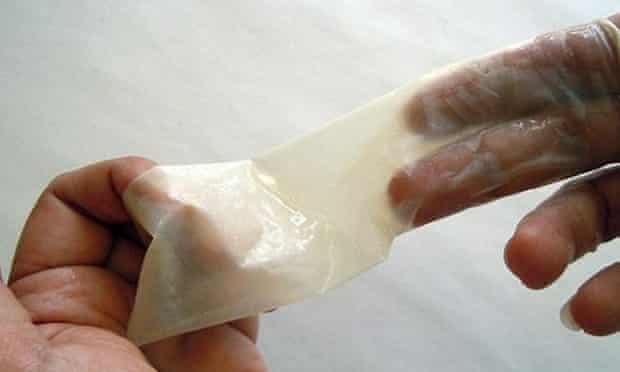 Beef with your condom? … Reconstituted collagen film from beef tendon, which could be used for condoms.
