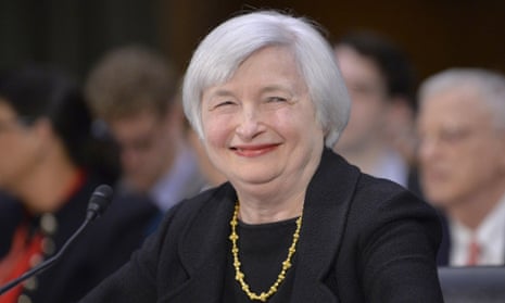 Janet Yellen would become the first woman to head the Federal Reserve.