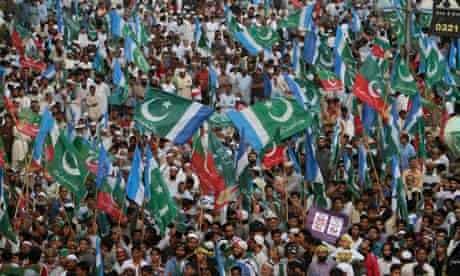 Anti-drone protest in Pakistan