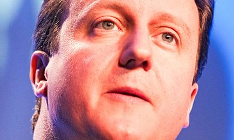 David Cameron, big close-up