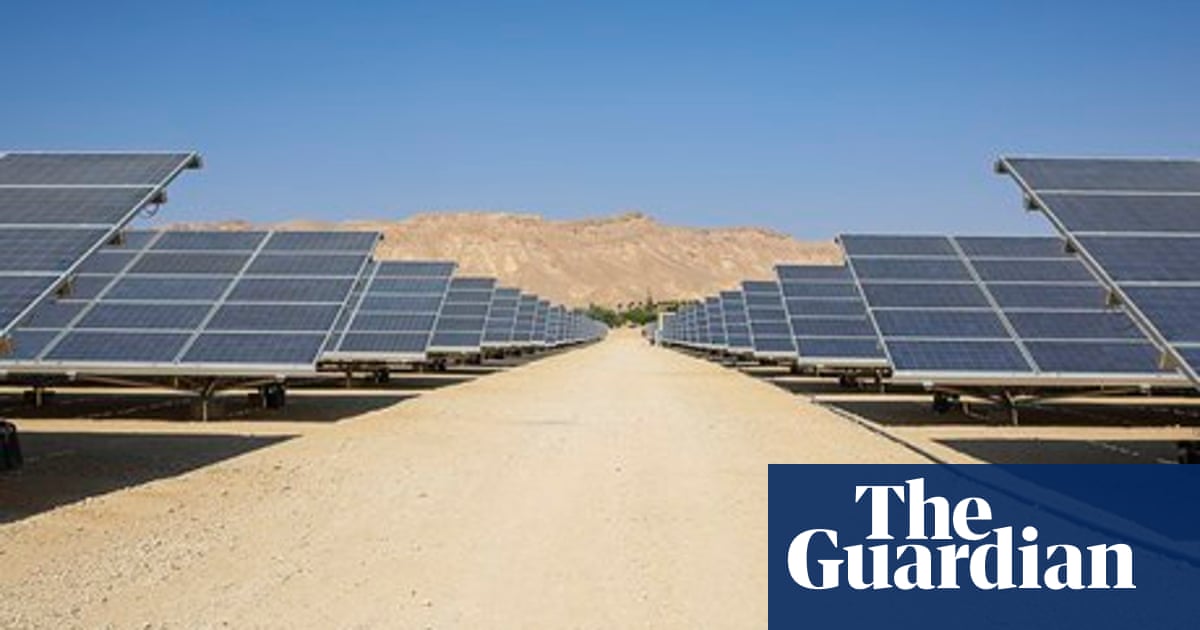 Israel S Drive For Energy Independence Creating Wave Of Sustainable Start Ups Technology The Guardian