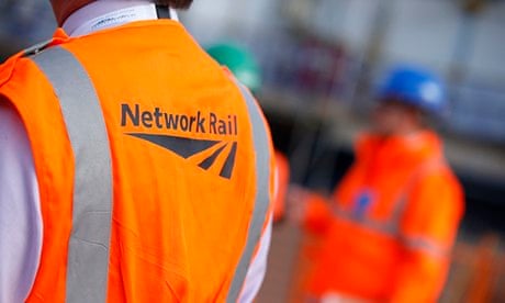Network Rail workers in high-vis jackets