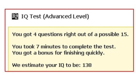 Online Iq Tests Are They Valid Science The Guardian