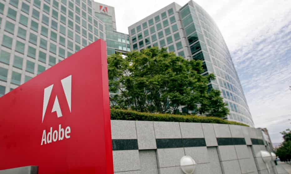 Adobe's HQ. The company leaked over 100m users' details.
