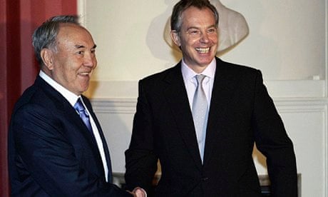 Nursultan Nazarbayev Tony Blair London