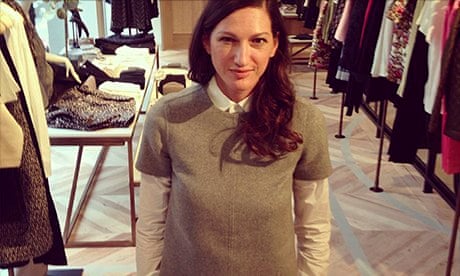 Jenna Lyons of J.Crew at the brand's press preview