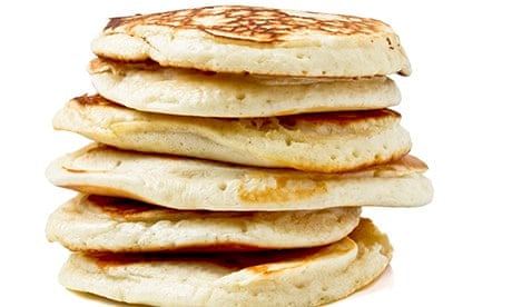 a pile of pancakes