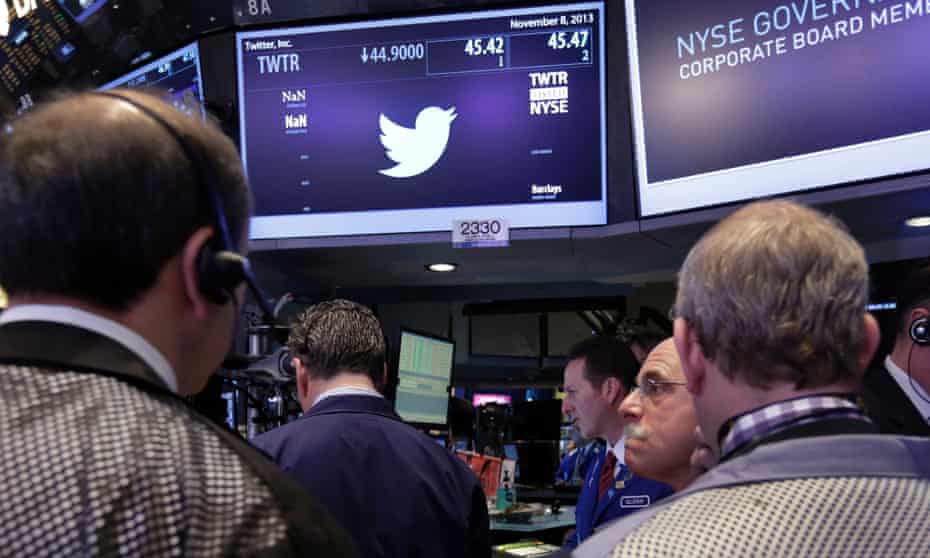 Twitter at the New York Stock Exchange