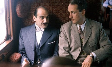 David Suchet as Poirot and Hugh Fraser as Captain Hastings in The Adventure of the Clapham Cook