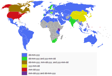 Date format map